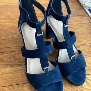 Elianaa Step 'N Flex Suede Dress Sandals